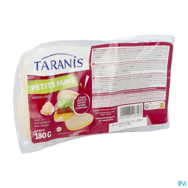 TARANIS PETITS PAINS PLATEAU 4X45G 4634