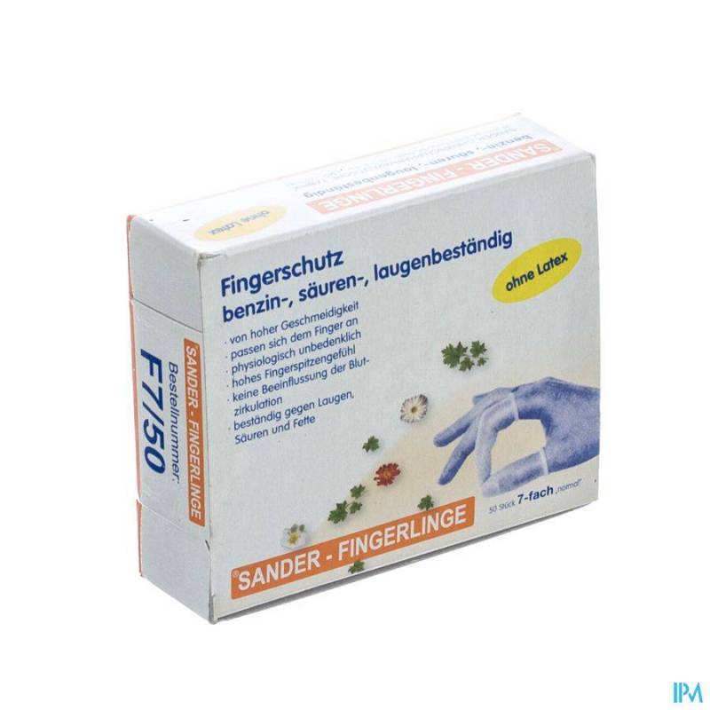 DOIGTIER SANDER F7 BLANC 50 COVARMED