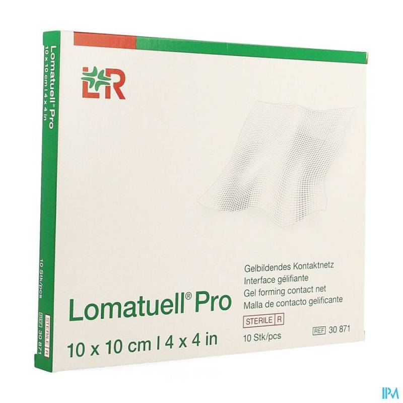 Lomatuell Pro 10x10cm Steriel 8 Stuks