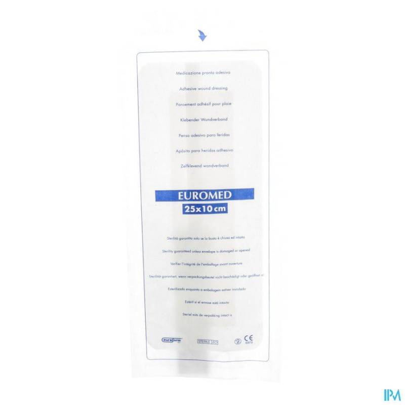 EUROMED 10X25CM 5 PANSEMENT D'ILE STERIL