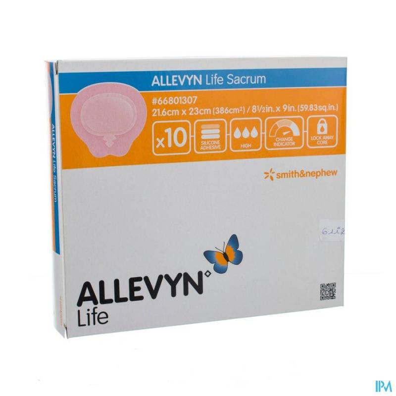 ALLEVYN LIFE SACRUM PANS 21,6X23,0CM 10 66801307