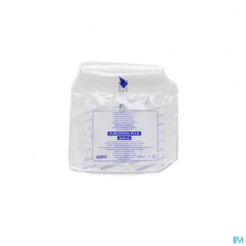 EURODERM PLUS 6X 9CM 1 PANSEMENT STERIL WTP