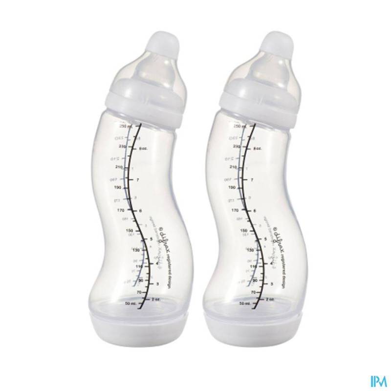 Difrax S-fles Natural Wit Double Pack 2x250ml