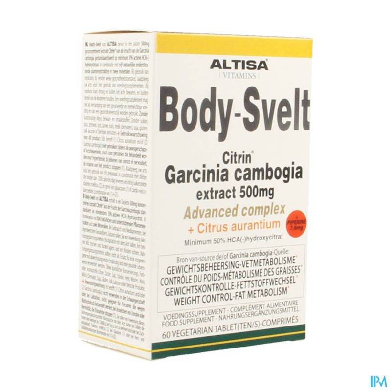 ALTISA BODY SVELT GARCIN.500MG CITRIN CPLX COMP 60