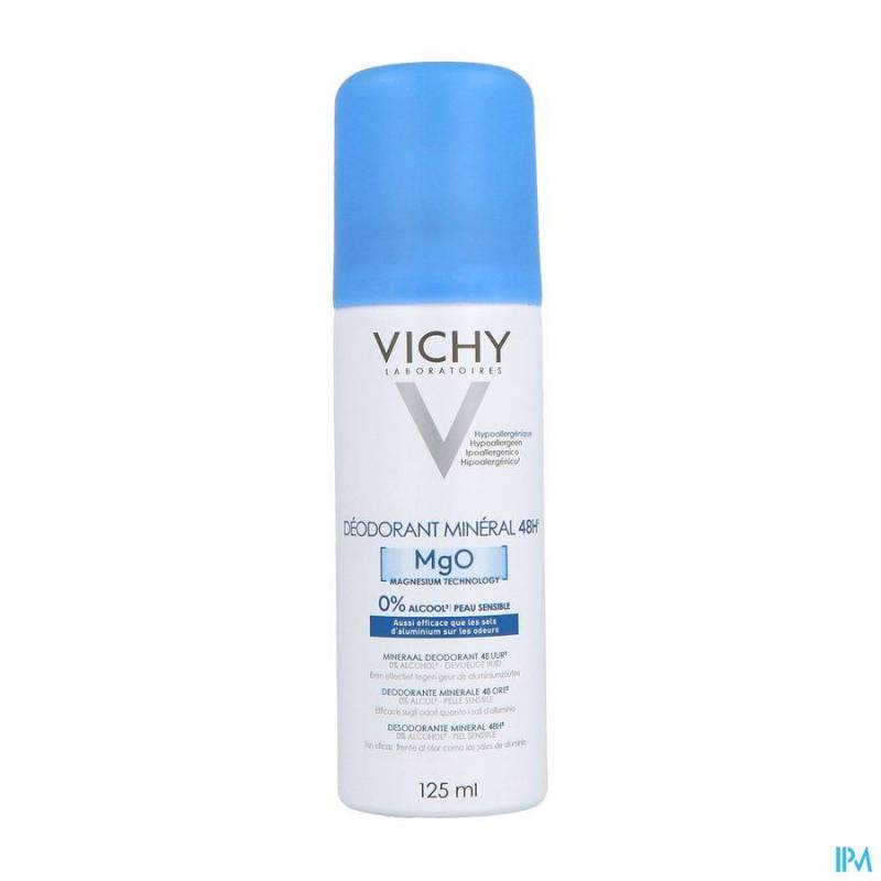 Vichy Deodorant Spray Mineraal 48 Uren 125ml