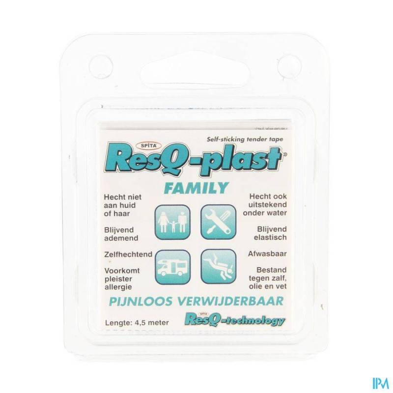 RESQ-PLAST FAMILY 4,5MX25MM TURQUOISE 1