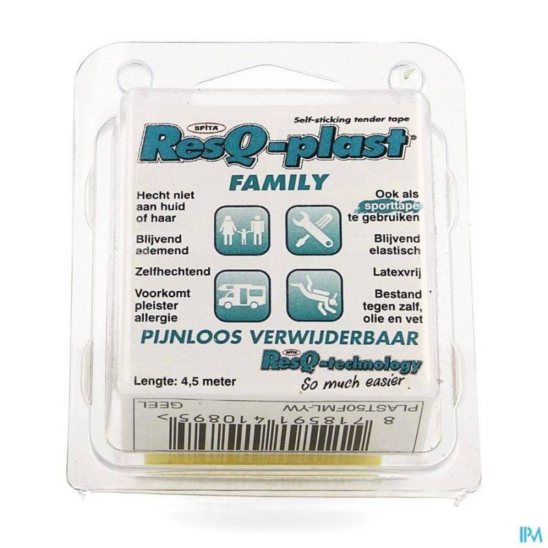 Resq-plast Family 4,5mx50mm Geel 1