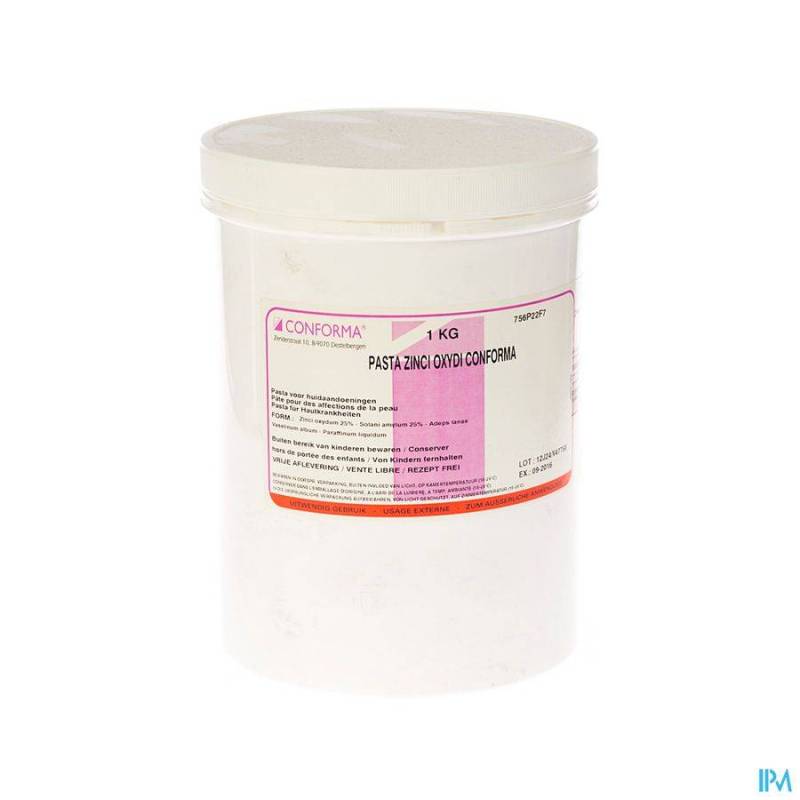 Zinkoxyde Deeg 1kg Conf