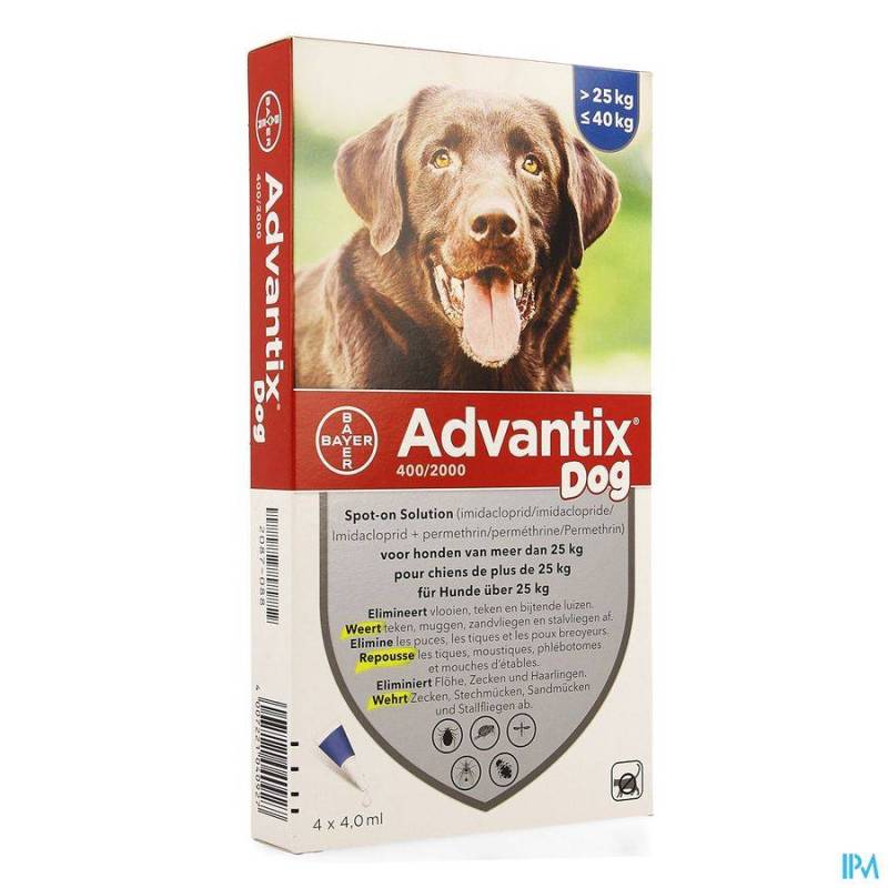 Advantix 400/2000 Honden 25