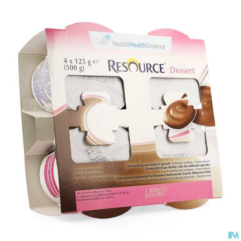 RESOURCE DESSERT COMPL. CHOCOLAT 4X125G 12326217