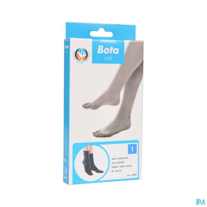 BOTA SOFT 1 EXTRA FIN NOIR 35-38