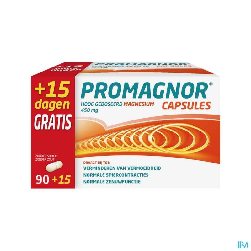 PROMAGNOR 450MG CAPS 90 + 15 GRATUIT