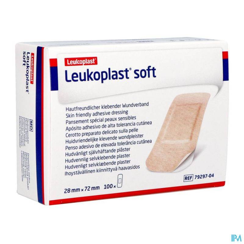 LEUKOPLAST SOFT 28X72MM 100