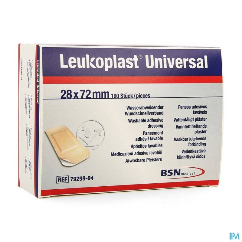 LEUKOPLAST UNIVERSAL 28X72MM 100