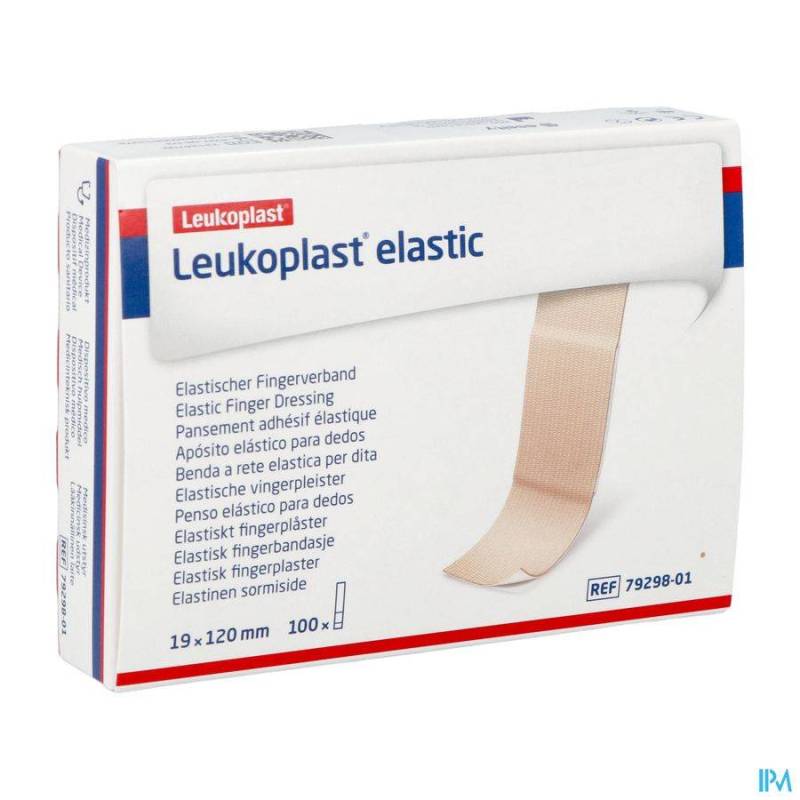 LEUKOPLAST ELASTIC VINGER 1,9X12CM 100