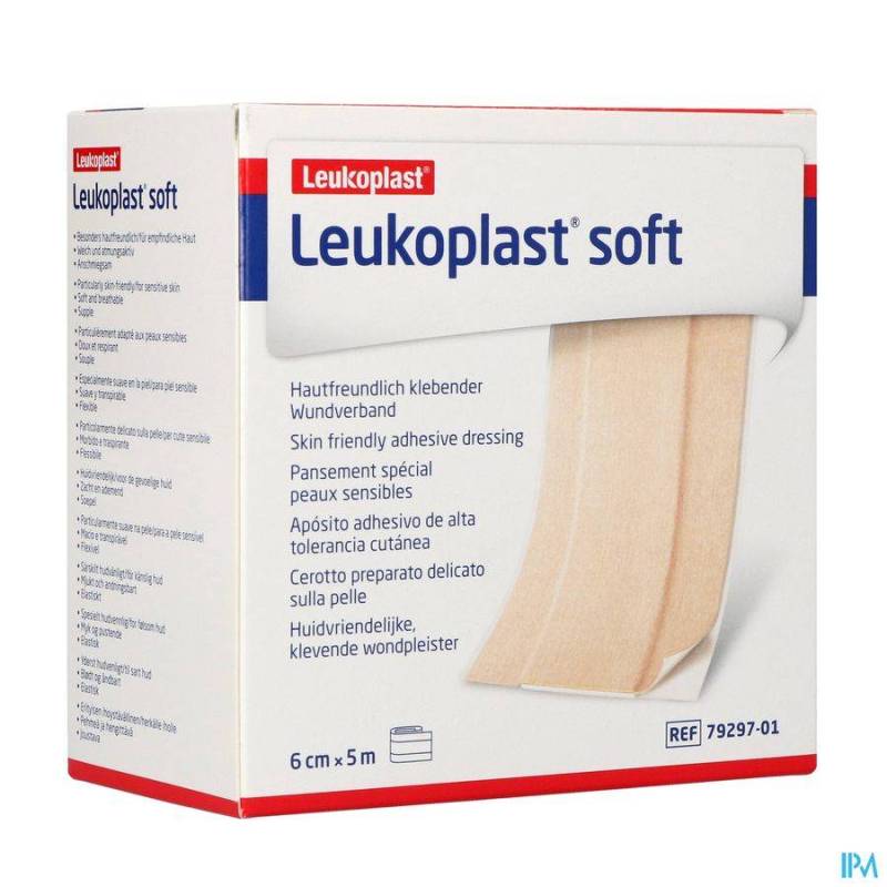 LEUKOPLAST SOFT 5MX6CM 1