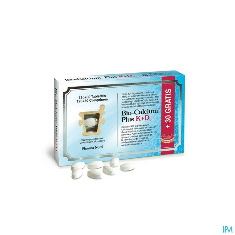 BIO-CALCIUM PLUS K+D3 COMP 120+30 PROMO