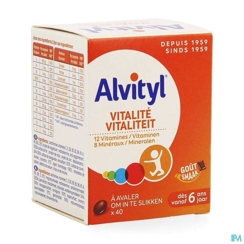 ALVITYL VITALITEIT TABL 40