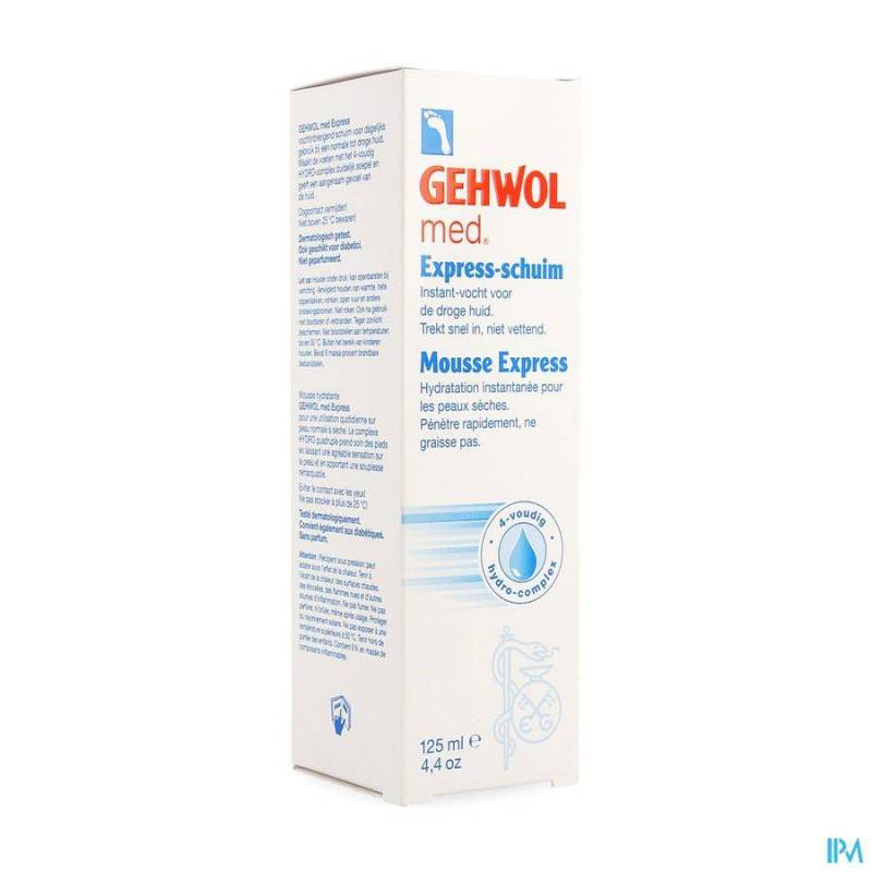 GEHWOL MED EXPRESS VERZORGEND SCHUIM 125ML