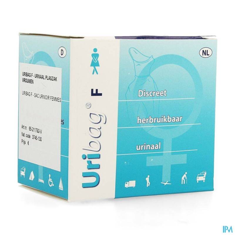 URIBAG F URINAAL PLASZAK VROUWEN