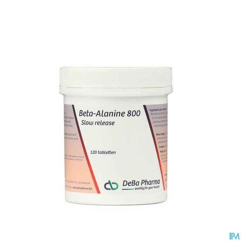 BETA-ALANINE 800MG SLOW RELEASE COMP 120 DEBA