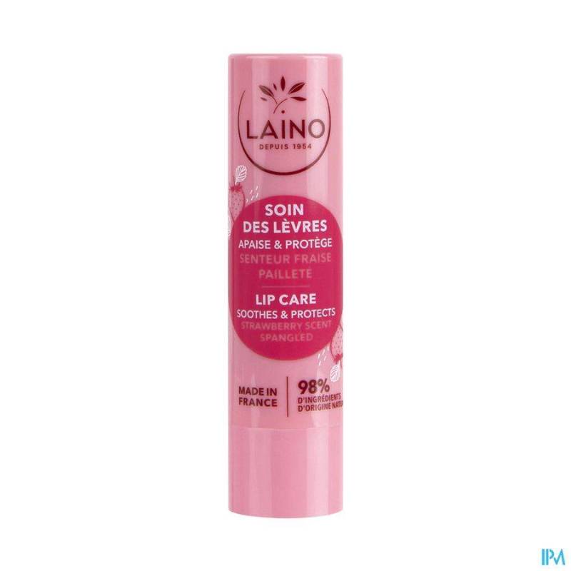 LAINO VERZORGING LIPPEN AARDBEI 4G