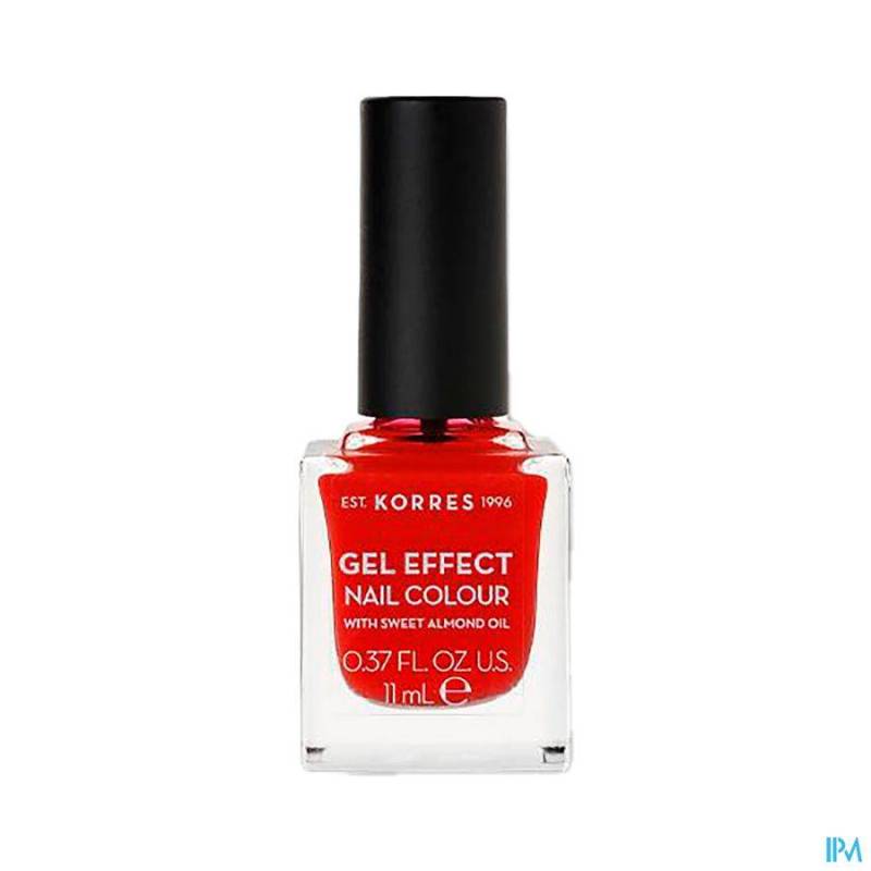 KORRES KM GEL EFFECT NAIL 48 CORAL RED 11ML