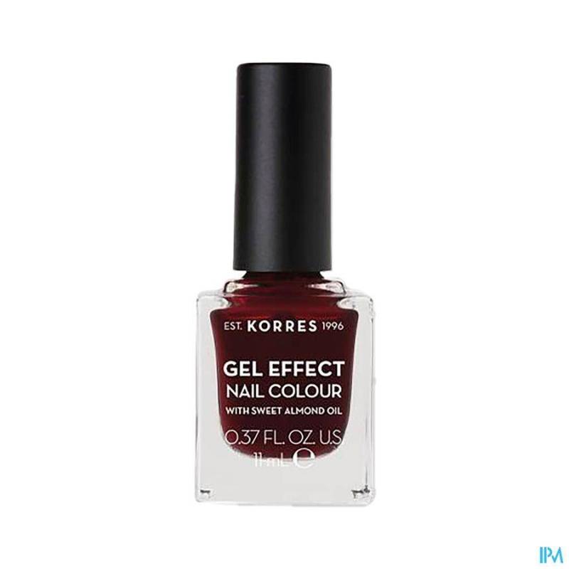 Korres Gel Effect 57 Burgundy Red 11ml