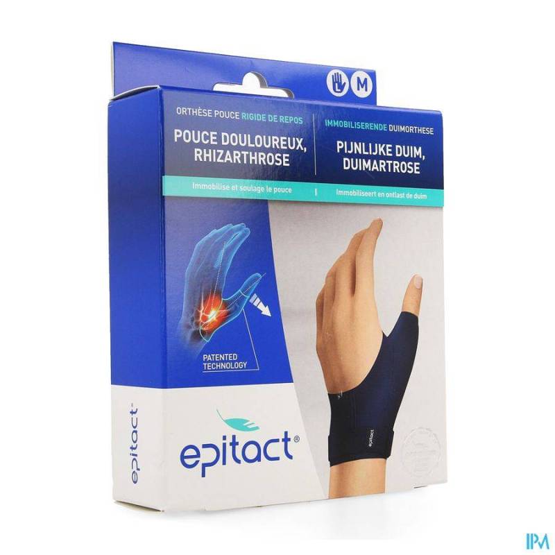 EPITACT ORTHESE POUCE RIGIDE GAUCHE M