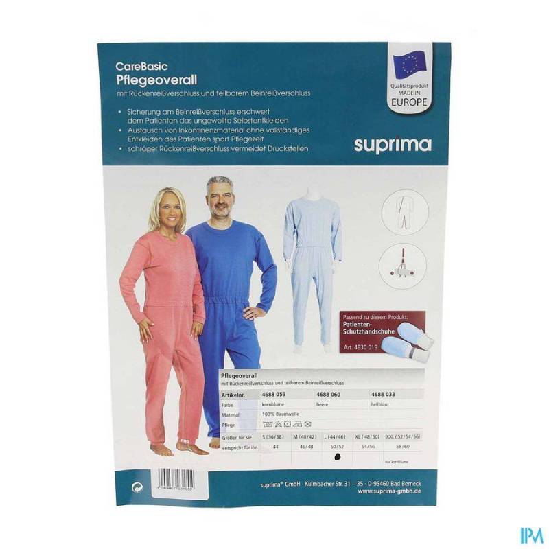 SUPRIMA 4688 PATIENTOVERALL RITS KREEFT L