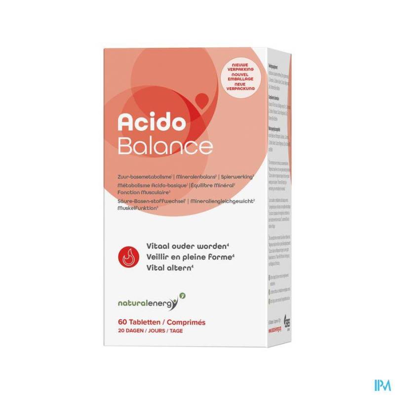 NATURAL ENERGY ACIDO BALANCE COMP 60