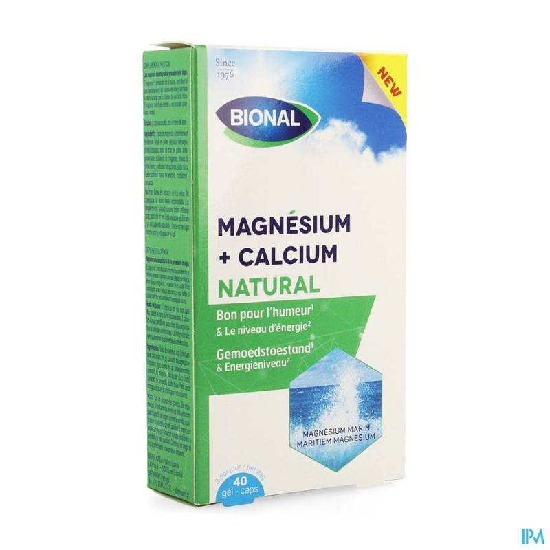 Bional Magnesium + Calcium Natural 40 Capsules