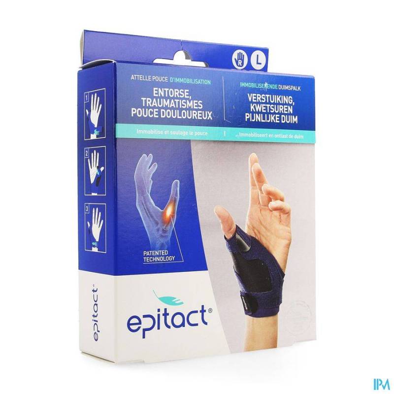 EPITACT ATTELLE POUCE IMMOBILISATION DROITE L