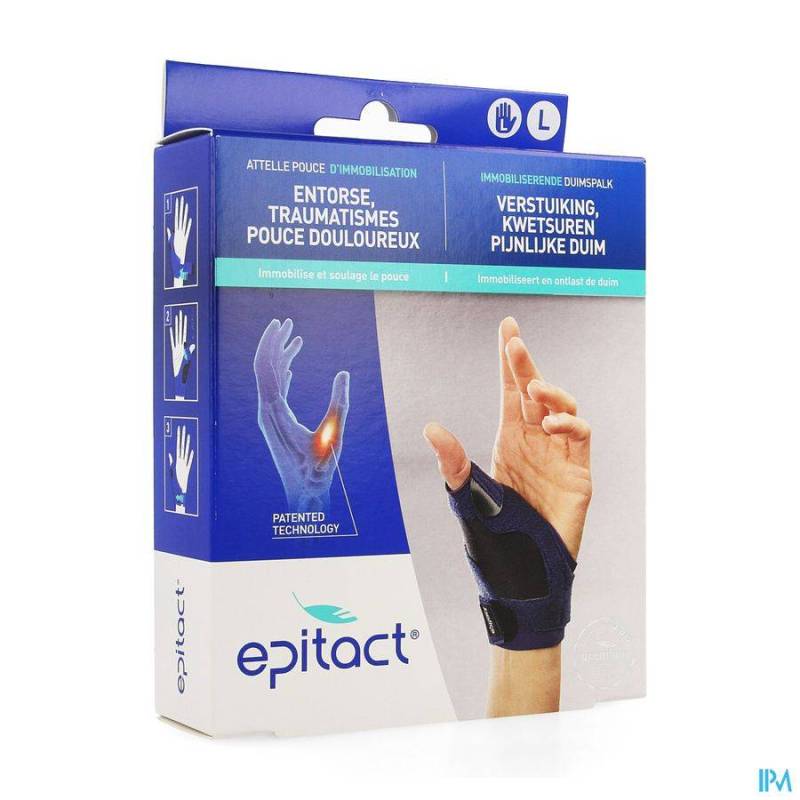 EPITACT ATTELLE POUCE IMMOBILISATION GAUCHE L