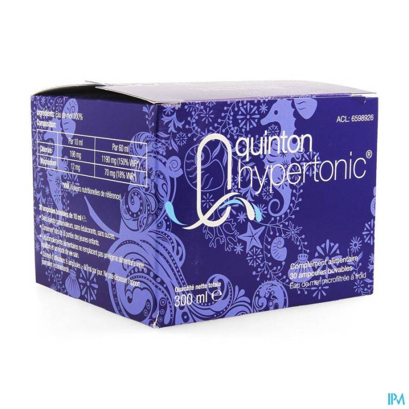 QUINTON HYPERTONIC AMP 30X10ML