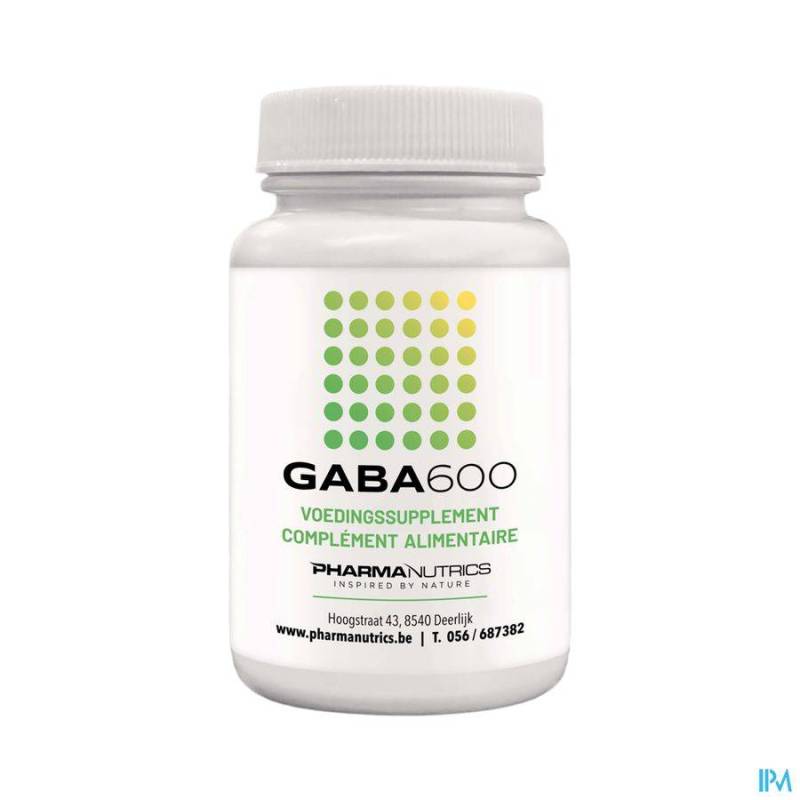 GABA 600 Vegetarian Capsules  60 PHARMANUTRICS