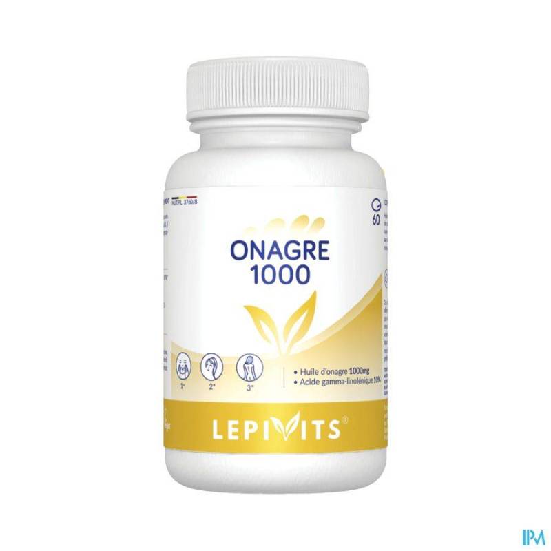 LEPPIN HUILE ONAGRE 1000MG CAPS 60