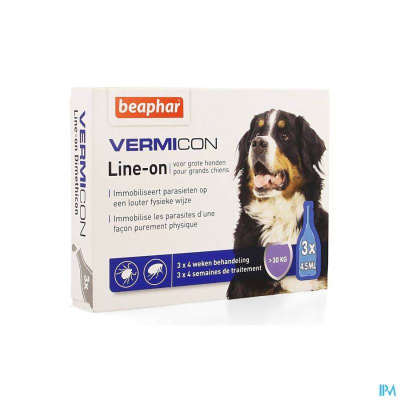 BEAPHAR VERMICON LINE-ON GROTE HOND 3X4,5ML