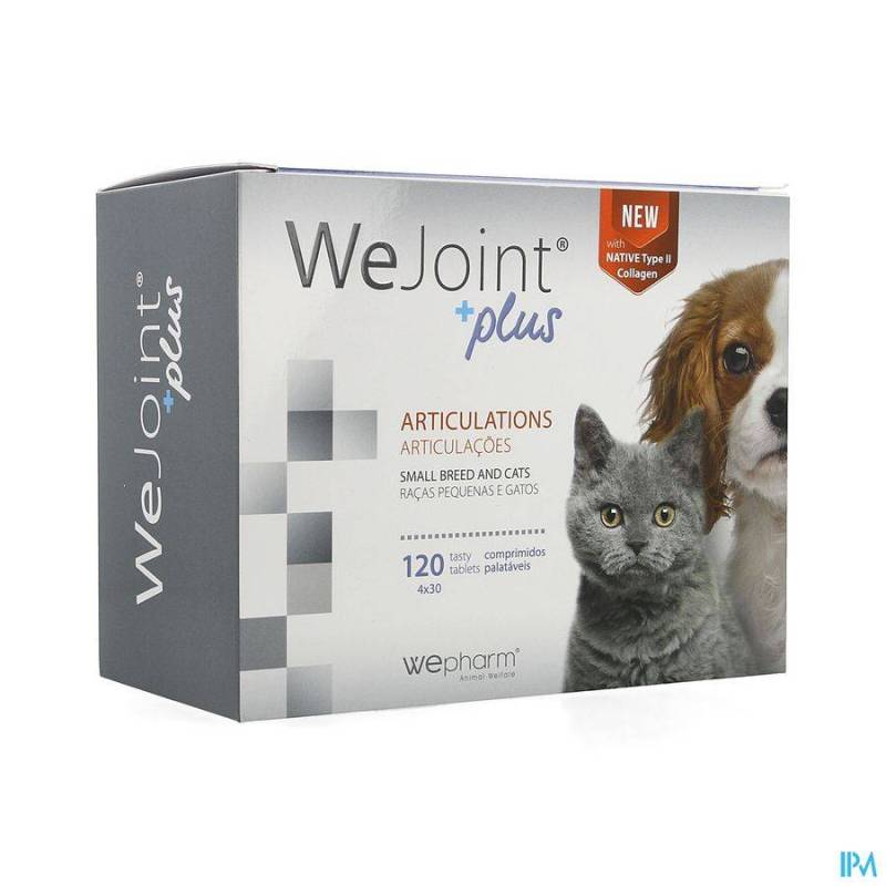 WEJOINT PLUS SMALL BREED & CAT TABL 4X30