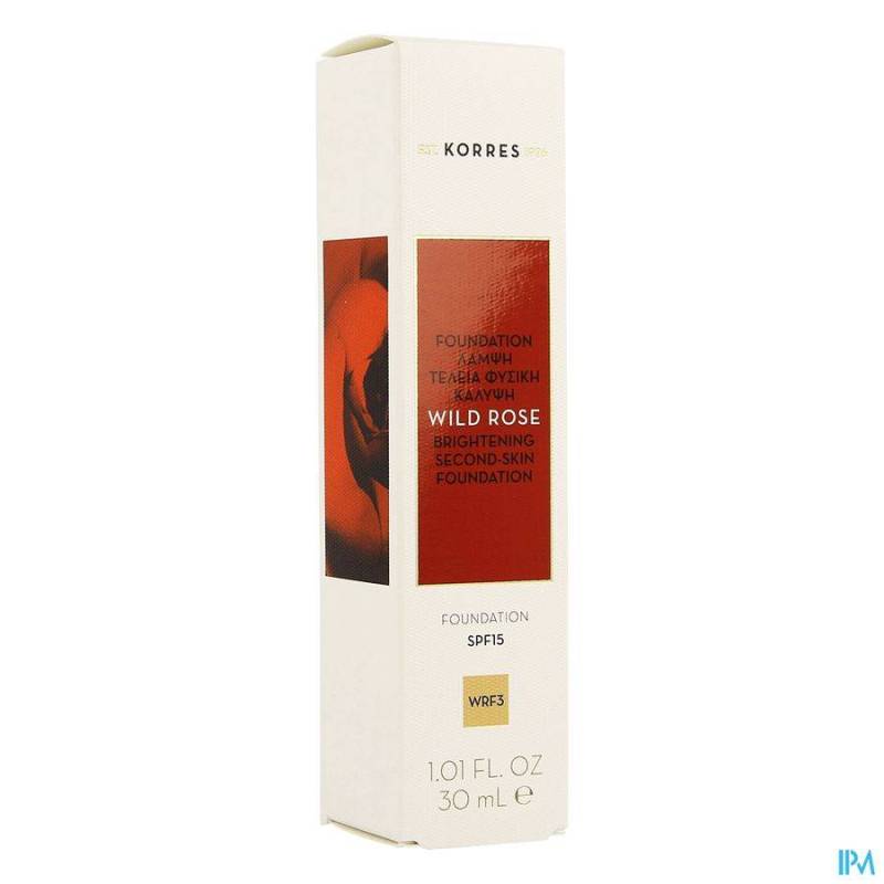 KORRES KM WILD ROSE FOUNDATION WRF3 30ML