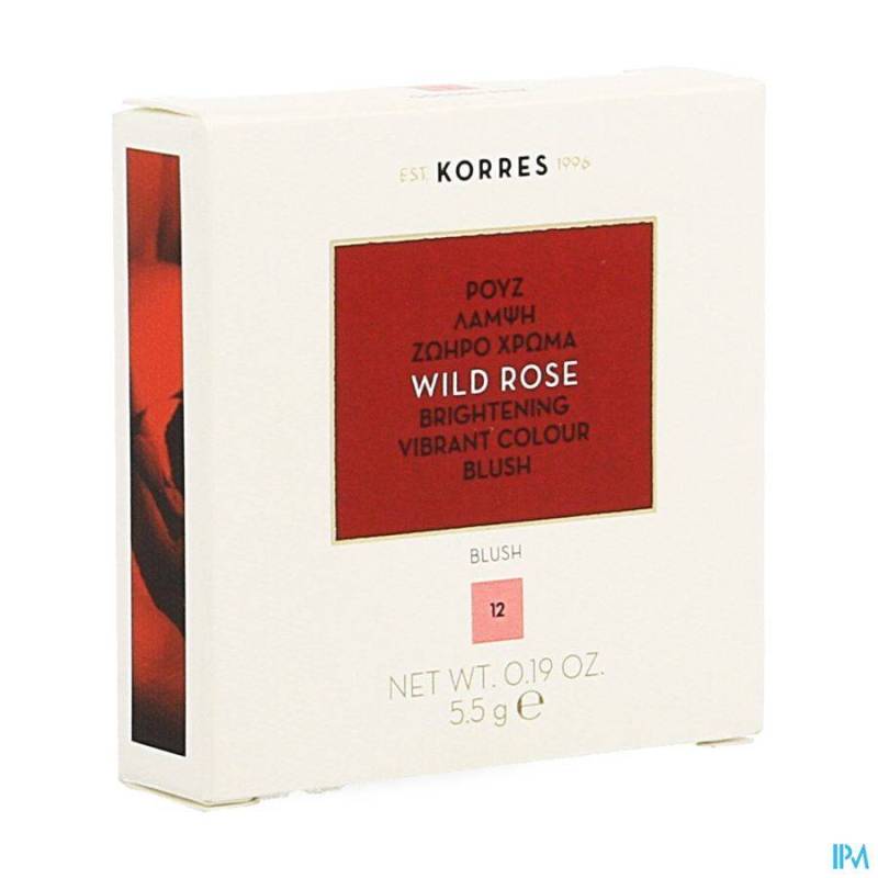 Korres Wild Rose Blush 12 Golden Pink 5,5g
