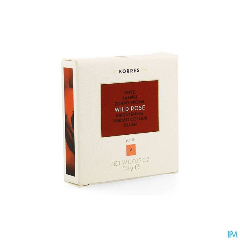 Korres Wild Rose Blush 18 Peach 5,5g