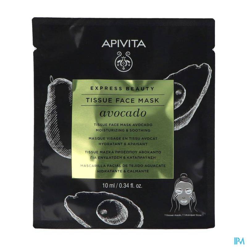 Apivita Express Tissue Masker Avocado