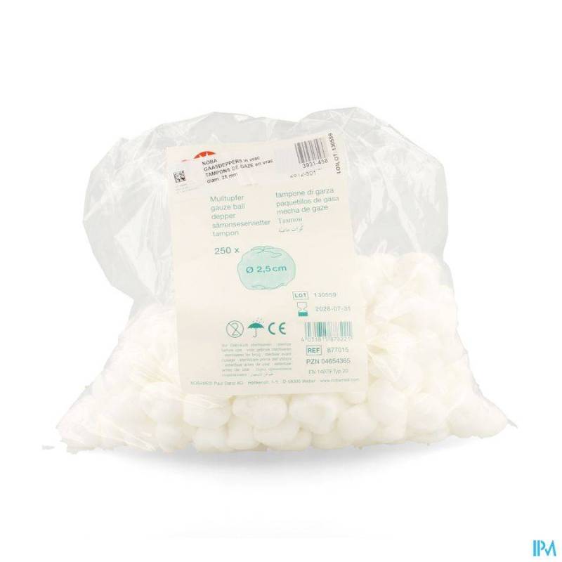 NOBA TAMPONS DE GAZE DIAM. 25MM