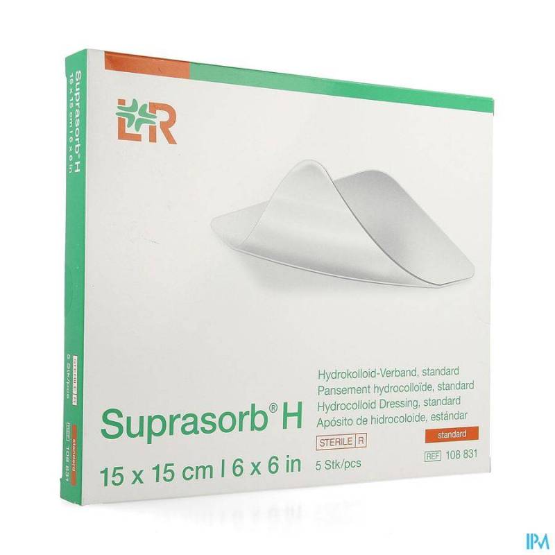 SUPRASORB H HYDROCOL. STANDARD 15X15CM 5 108831