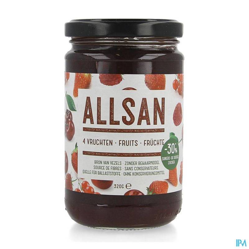 ALLSAN BRODDBELEG 4 VRUCHTEN 320G