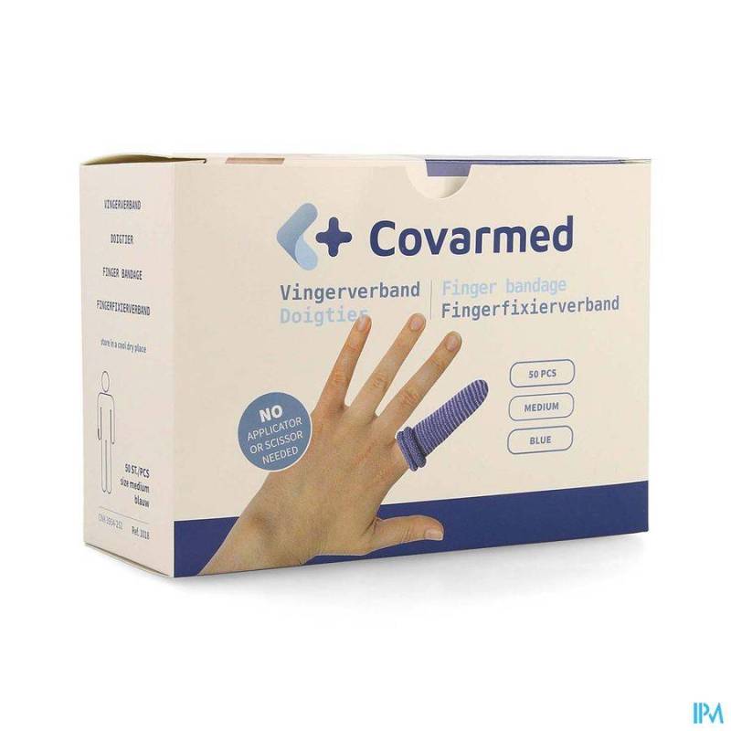 FINGER BOB MEDIUM BLAUW 50 COVARMED
