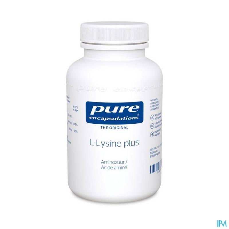 PURE ENCAPSULATIONS L-LYSINE PLUS AMINOZ. CAPS 90