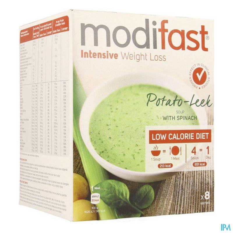 MODIFAST POTATO LEEK SOUP 8X55G