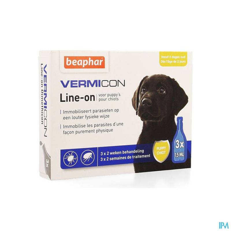 Beaphar Vermicon Line-on Puppy 3x1,5ml